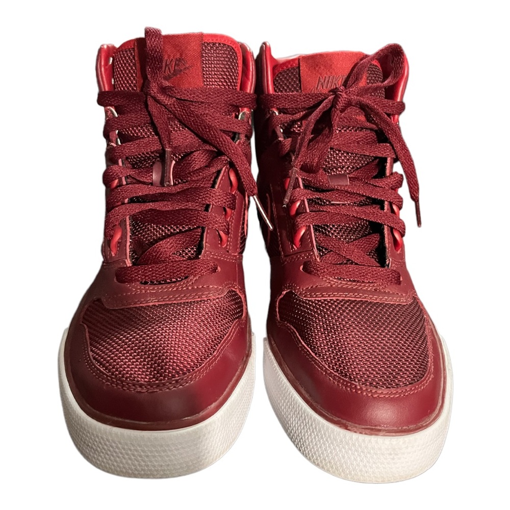 Vintage RARE Nike Delta Force High AC Sneakers Red 370424 661 Mens Sz 7.5 - Picture 4 of 6